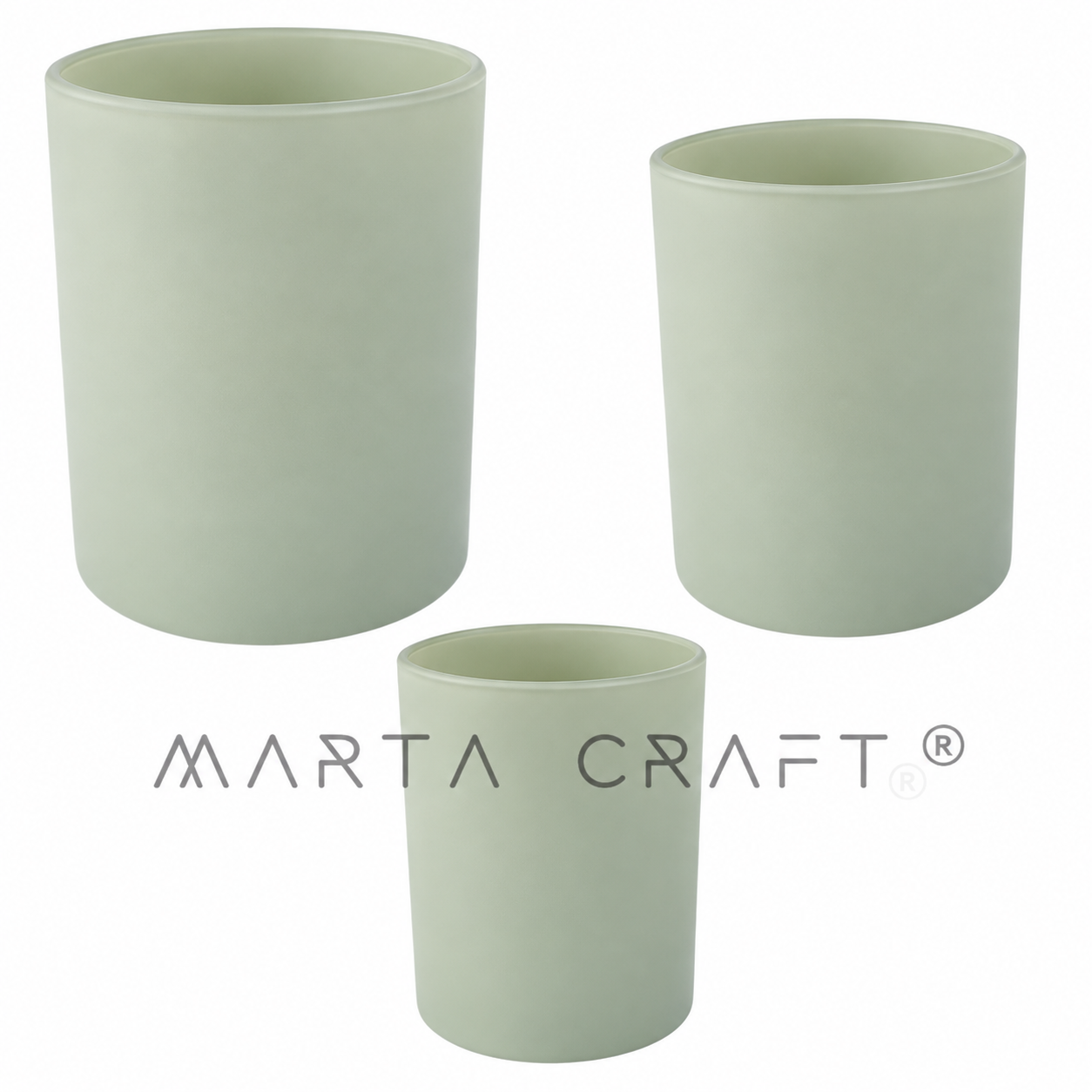 | Copo de Vidro CIL Verde Brilhante/ Mate Fosco - 220 mL | 350 mL | 500 mL