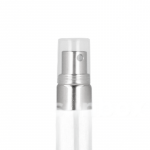 Frasco Vidro Transparente 5 mL- Set 10 unidades + Tampa Prata/ Dourada/ Transparente