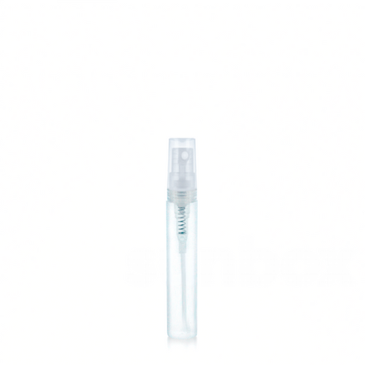 Frasco Vidro Transparente  - 5 mL- Set 10 unidades + Tampa Prata/Dourada/Transparente