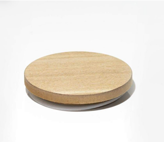 | Tampa de Madeira de Bambu com Anéis de Vedação de Silicone para Frascos 20cL
