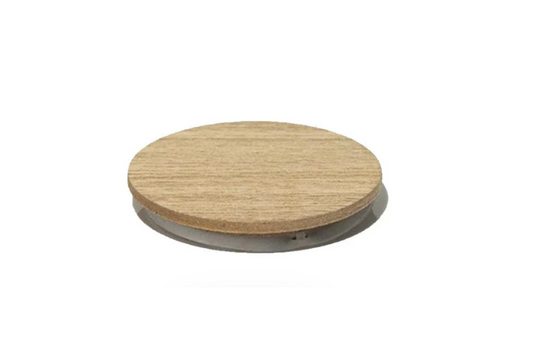 | Tampa de Madeira de Bambu com Anéis de Vedação de Silicone para Frascos 20cL