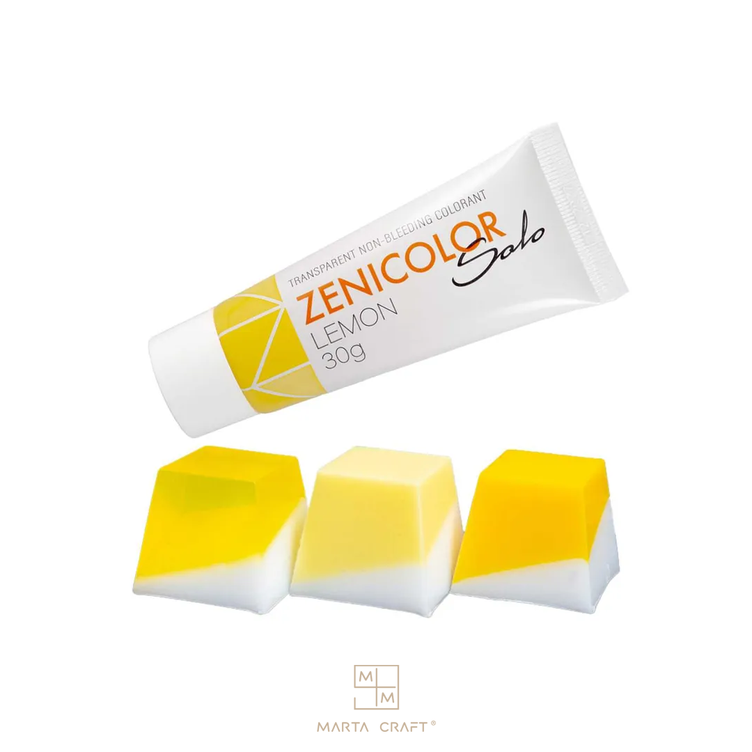 ZENICOLOR Solo - Corantes de sabão transparentes que não sangram - 30 g