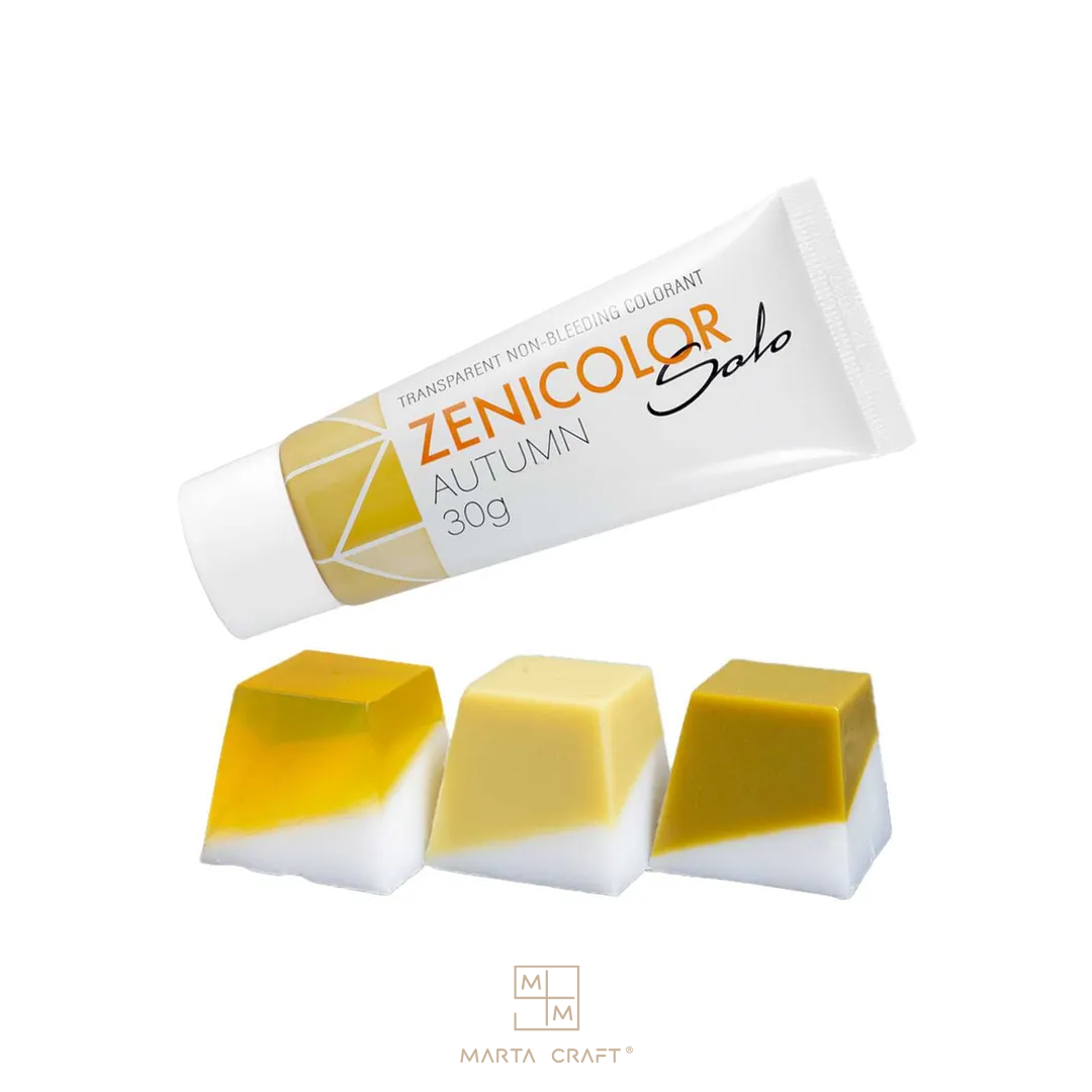 ZENICOLOR Solo - Corantes de sabão transparentes que não sangram - 30 g