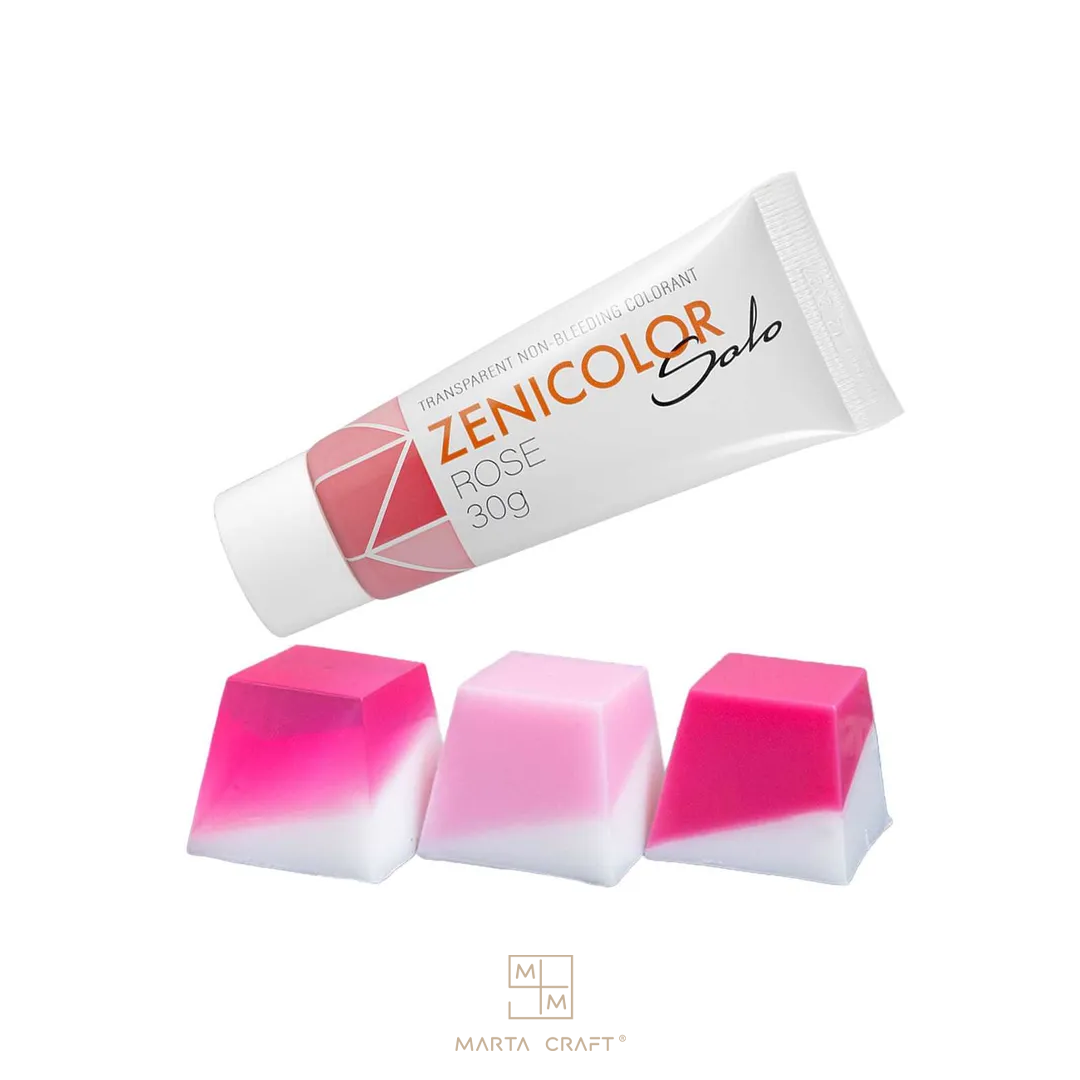 ZENICOLOR Solo - Corantes de sabão transparentes que não sangram - 30 g