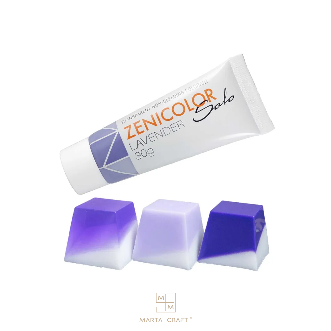 ZENICOLOR Solo - Corantes de sabão transparentes que não sangram - 30 g