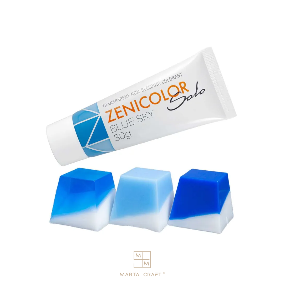 ZENICOLOR Solo - Corantes de sabão transparentes que não sangram - 30 g