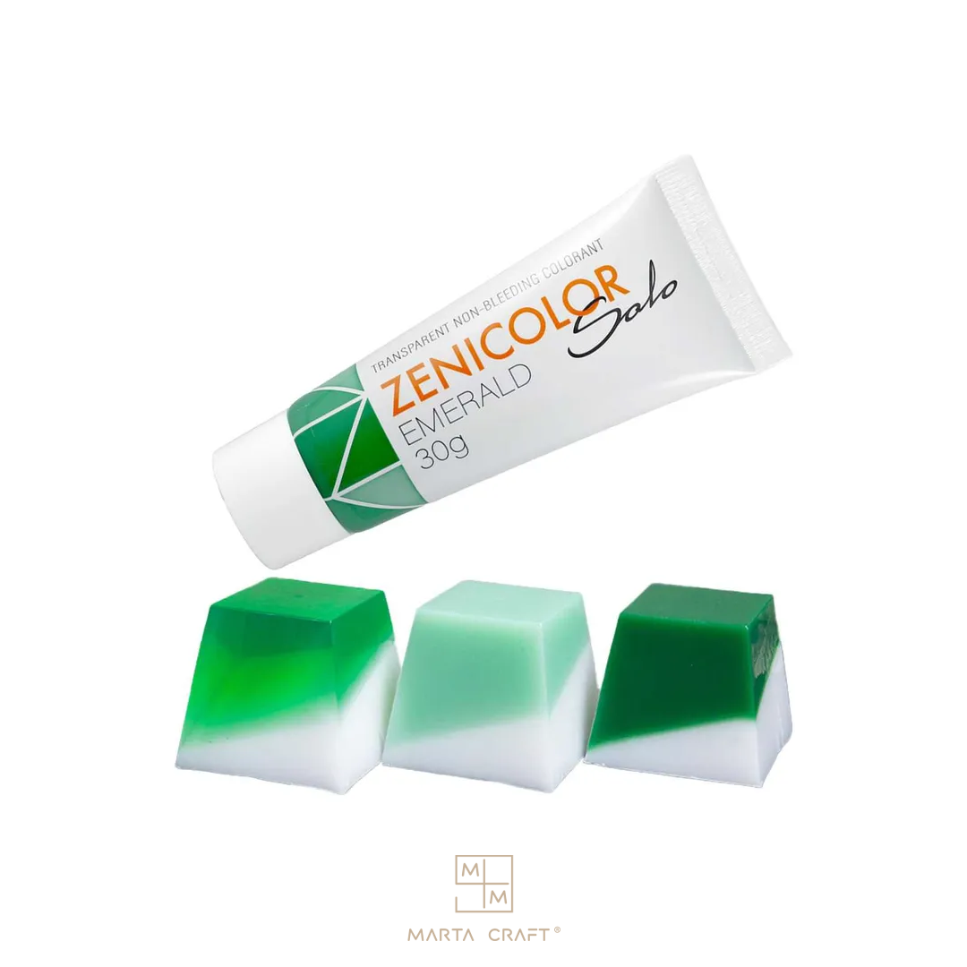 ZENICOLOR Solo - Corantes de sabão transparentes que não sangram - 30 g