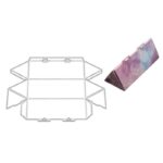 CX070 - Caixa Formato Triângulo - Metal Die Cut