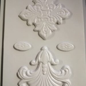 Molde para fundição - Molde de plástico para moldar estatuetas de gesso, pó cerâmico. Ornamental