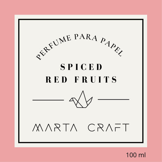 Perfume para Papel - SPICED RED FRUITS - 100 ml