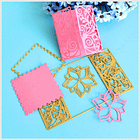 CART032 - Cartão Floral - Metal Die Cut