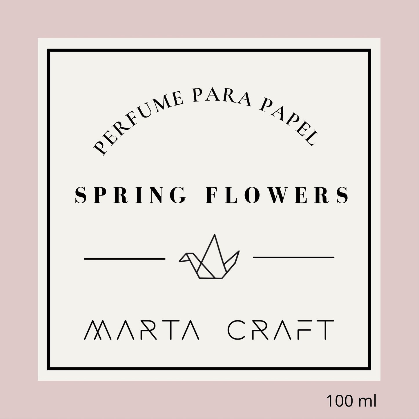 Perfume para Papel - SPRING FLOWERS - 100 mL