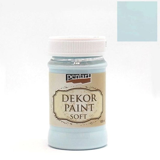 CHALK PAINT - MINT - 100ml - PENTART - TINTA DE GIZ - AZUL GELO - 21636