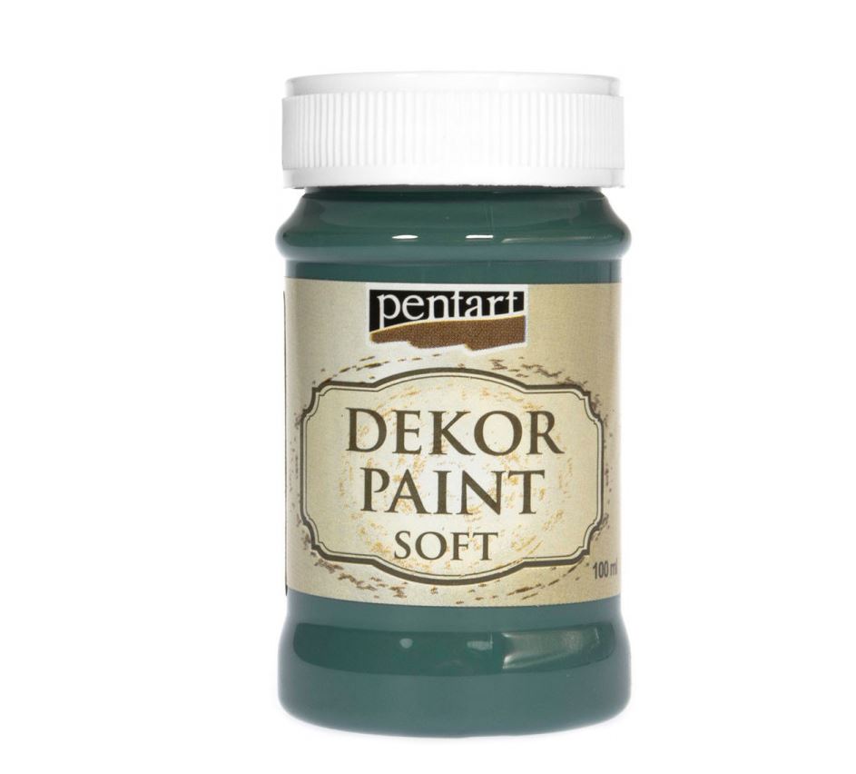 CHALK PAINT - MINT - 100ml - PENTART - TINTA DE GIZ -POISON GREEN - 21644