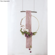 Aros Anéis de metal revestido a Branco / Dourado – 25 | 20 | 15 | 10 cm Caça Sonhos