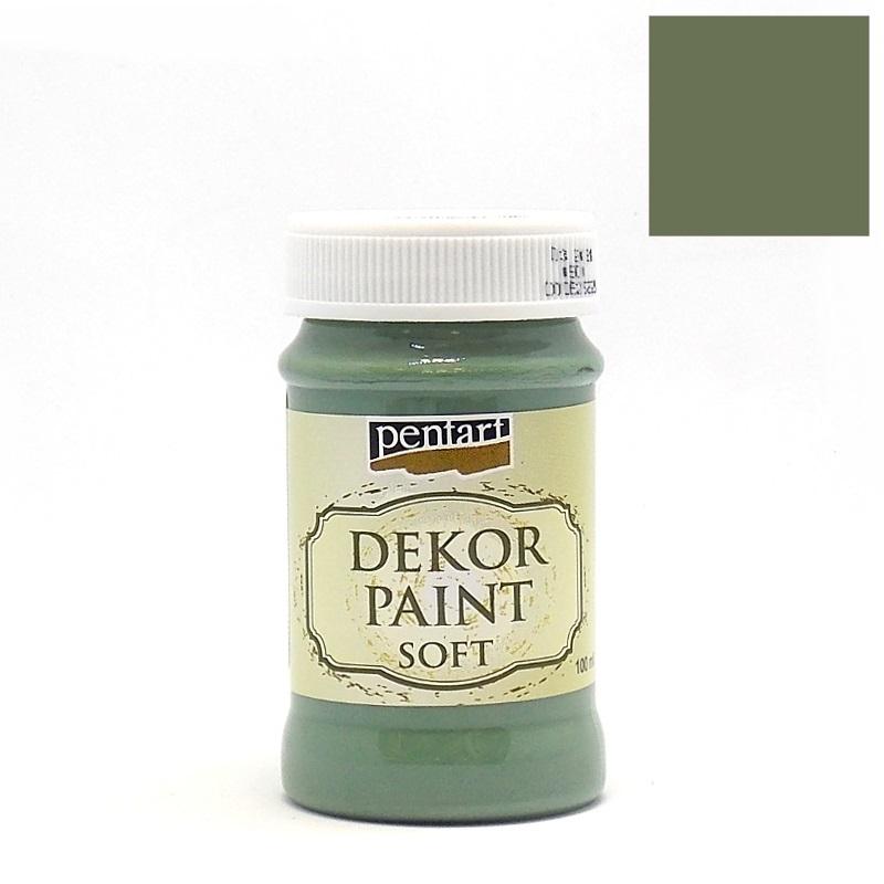 CHALK PAINT - MINT - 100ml - PENTART - TINTA DE GIZ -verde cáqui - 25225