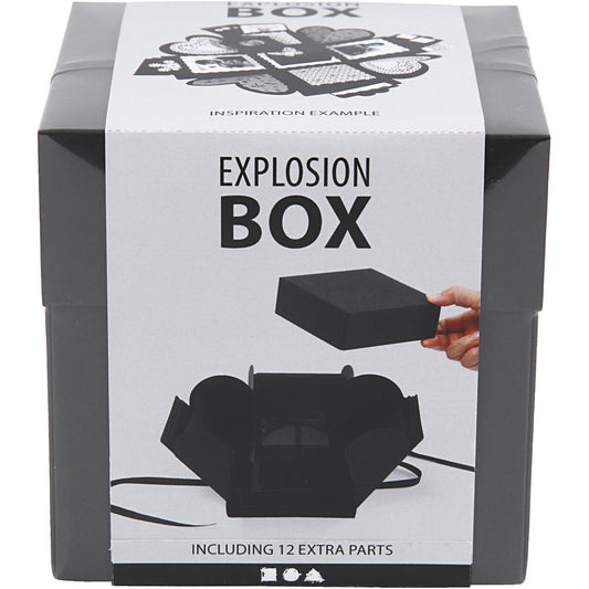 caixa de explosão Preto ou Branco