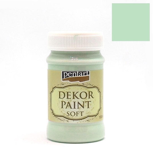 CHALK PAINT - MINT - 100ml - PENTART - TINTA DE GIZ -PATINA GREEN - 29336