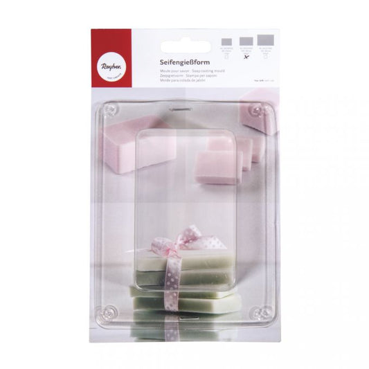 Rayher 34219000 Molde de sabão: bloco retângulo