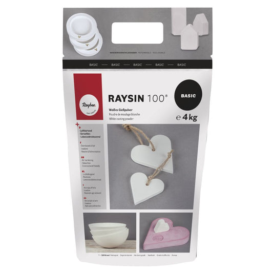 PO CERAMICO RAYSIN 100 WHITE 4KG RAYHER