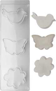 Rayher 36072000 Molde Carcaça : pássaro, borboleta, flor,Tamanho do motivo aprox. 6-8 cm