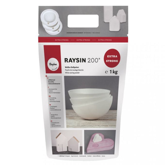 PO CERAMICO RAYSIN 200 WHITE 1KG RAYHER EXTRA FORTE