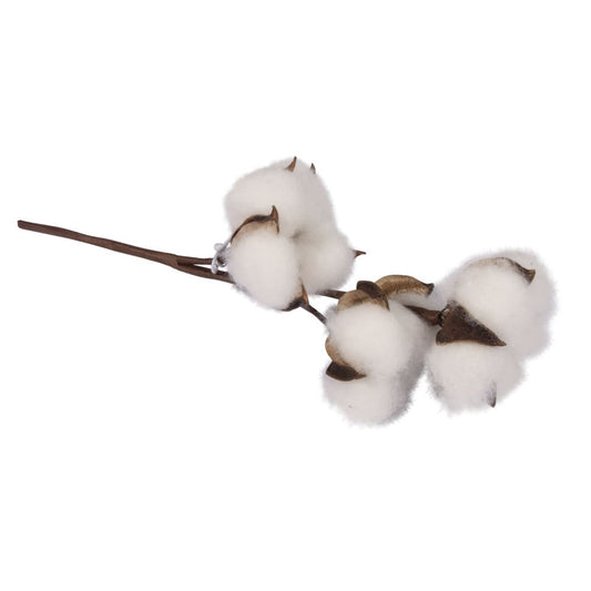 Ramo de flor de algodão, 5,5cm ø