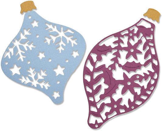 SIZ 663411 - Cortante Sizzix Thinlits Lâmpadas Natalícias by Emily Tootle