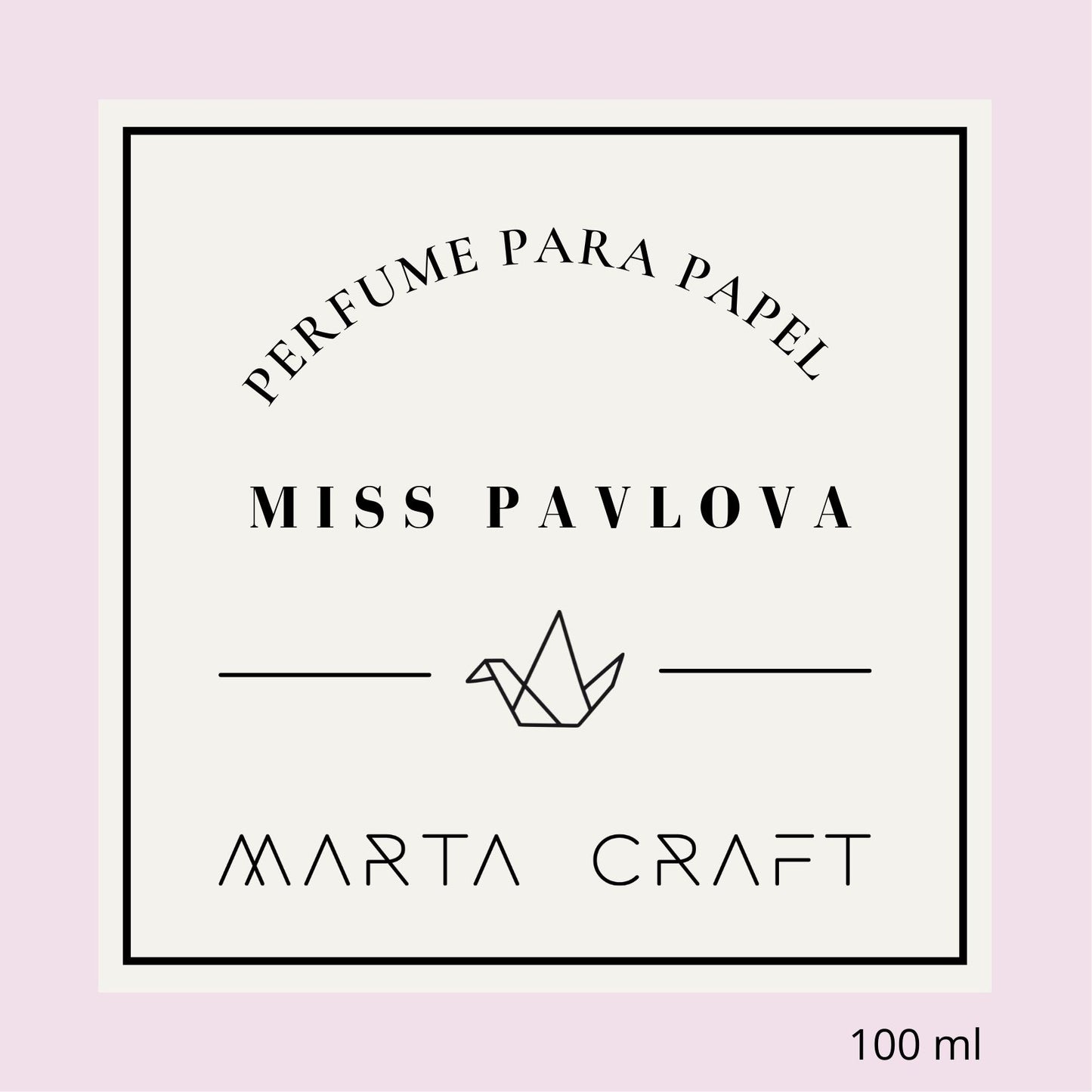 Perfume para Papel - MISS PAVLOVA - 100 mL