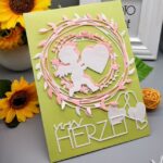 AM012 - Coração Cadeado - Metal Die Cut