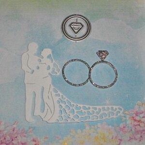 AM028 - Anel Noivado - Metal Die Cut