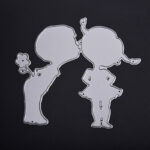 AM036 - Menino & Menina Amor - Metal Die Cut