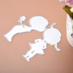 AM036 - Menino & Menina Amor - Metal Die Cut