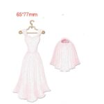 AM049 - Vestido Noiva - Metal Die Cut