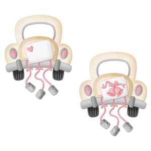 AM051 - Carro Noivos - Metal Die Cut