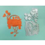 AM052 - Carro Noivos - Metal Die Cut