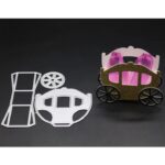 AM055 - Carroça 3D Caixa - Metal Die Cut