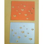 AM062 - Cartão Corações - Metal Die Cut