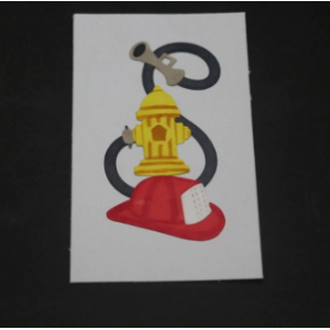 AM085 - Profissão Bombeiro - Metal Die Cut