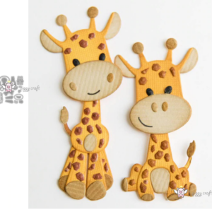 AN003 - Girafa - Metal Die Cut