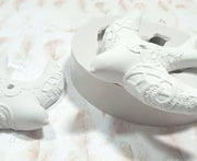 AN016MS- 3D Andorinha Rendada - Molde de Silicone