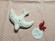 AN016MS- 3D Andorinha Rendada - Molde de Silicone
