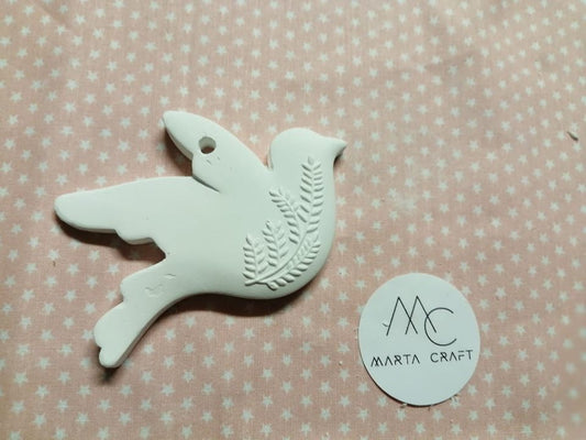 AN018MS- Animal Pomba, Paz, Batizado, Comunhão- Molde de Silicone