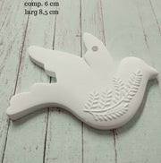 AN018MS- Animal Pomba, Paz, Batizado, Comunhão- Molde de Silicone