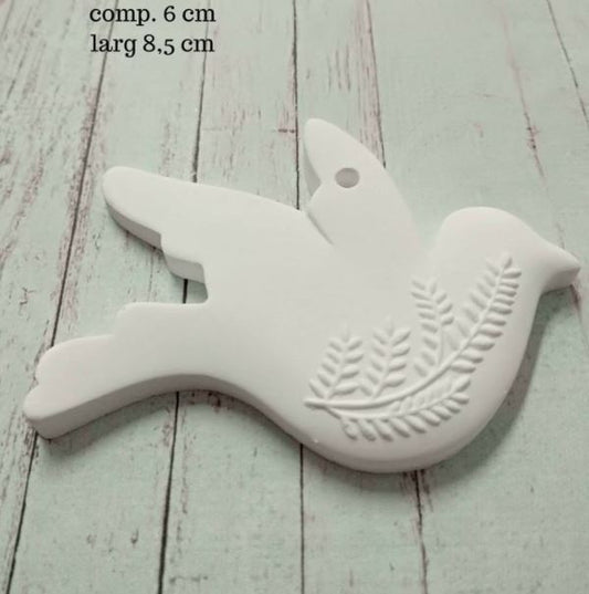 AN018MS- Animal Pomba, Paz, Batizado, Comunhão- Molde de Silicone