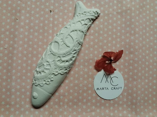 AN109MS- Animal Sardinha Rendada Portuguesa - Molde de Silicone