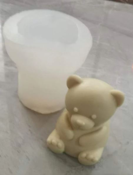 AN027MS- Urso 3D - Molde de Silicone