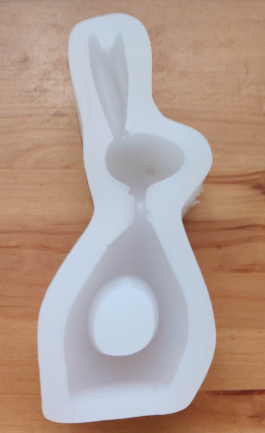 AN032MS- Molde de Silicone design coelho DIY