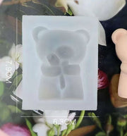 AN034MS- Molde de Silicone design Urso DIY
