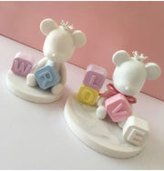 AN036MS- Animal  Urso Fofinho Molde de Silicone